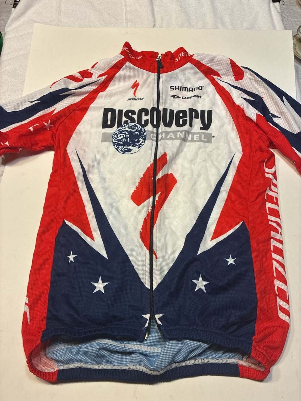 Squadra Discovery Channel Specialized USA National Champion Cycling Jersey